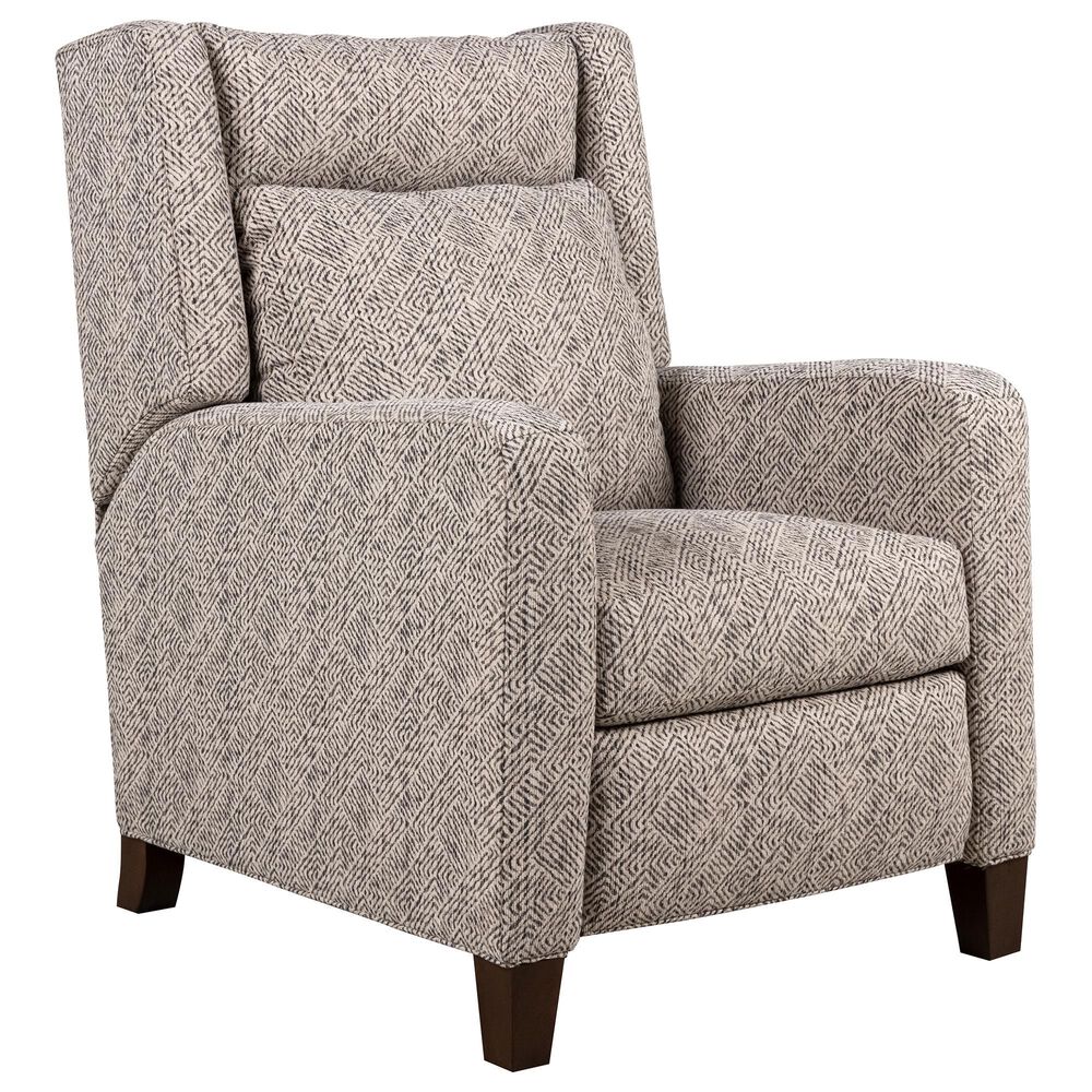 Huntington House Recliner in Black and Cream Geometric NFM