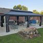HOMLUX 24-ft x 12-ft Double Roof Outdoor Patio Gazebo in Gray with Hardtop Roof (Screen Included), , large