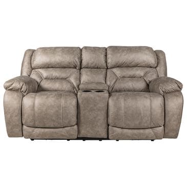 HomeStretch Skywalker Power Reclining Loveseat in Fog, , large