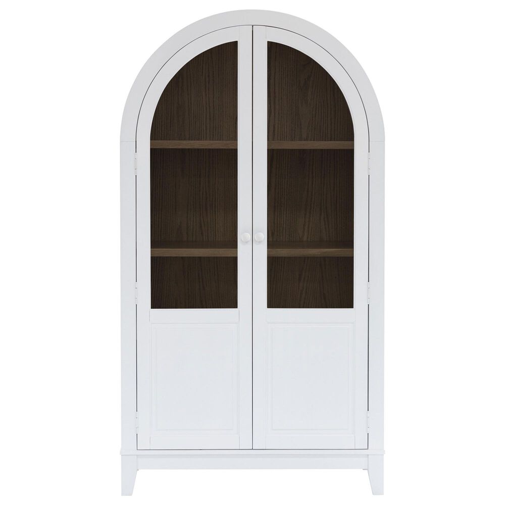 Ashley Dagandale Accent Cabinet in White and Natural Brown, , large