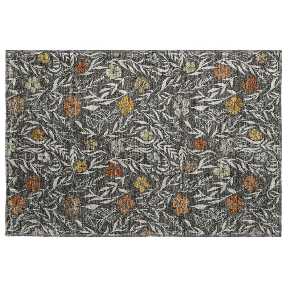 Dalyn Rug Company Soft Essentials Floral Graphite 1"8" x 2"6" Indoor/Outdoor Area Rug, , large