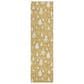Dalyn Rug Company Wonderland WN23 2"3" x 7"6" Gold Indoor/Outdoor Runner, , large