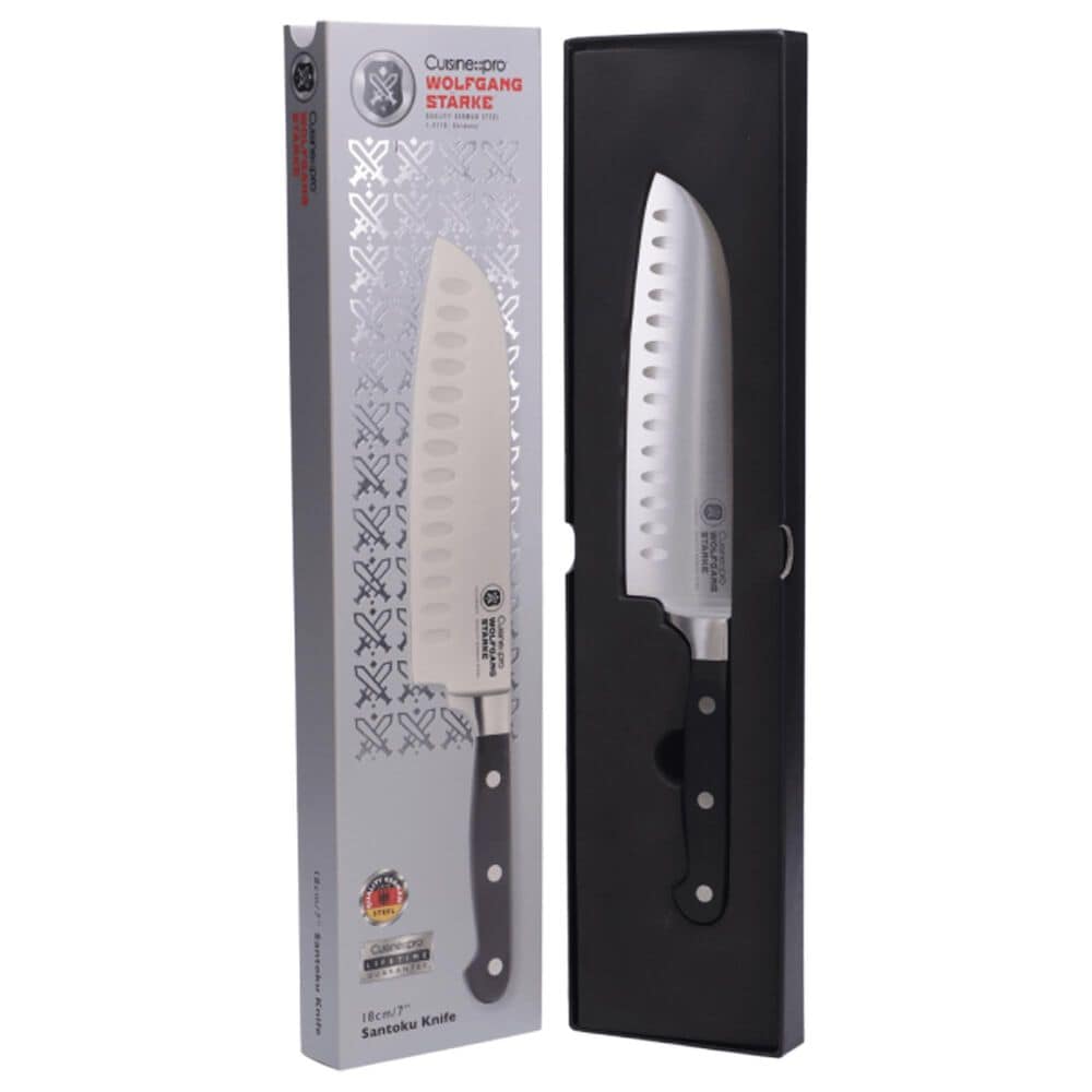 Power A Wolfgang Starke 7&quot; Santoku Knife in Stainless Steel, , large