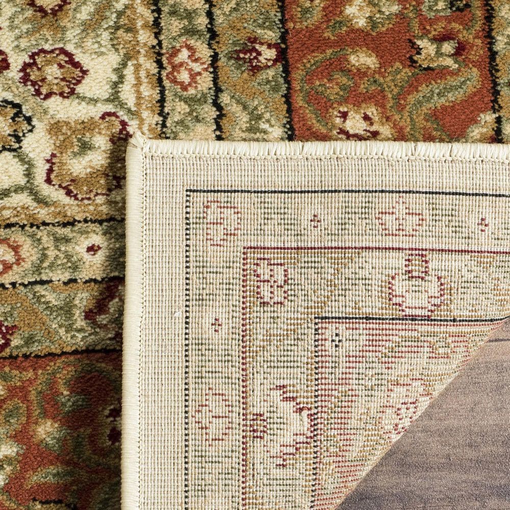 Safavieh Lyndhurst LNH214 10&#39; Square Ivory and Rust Area Rug, , large