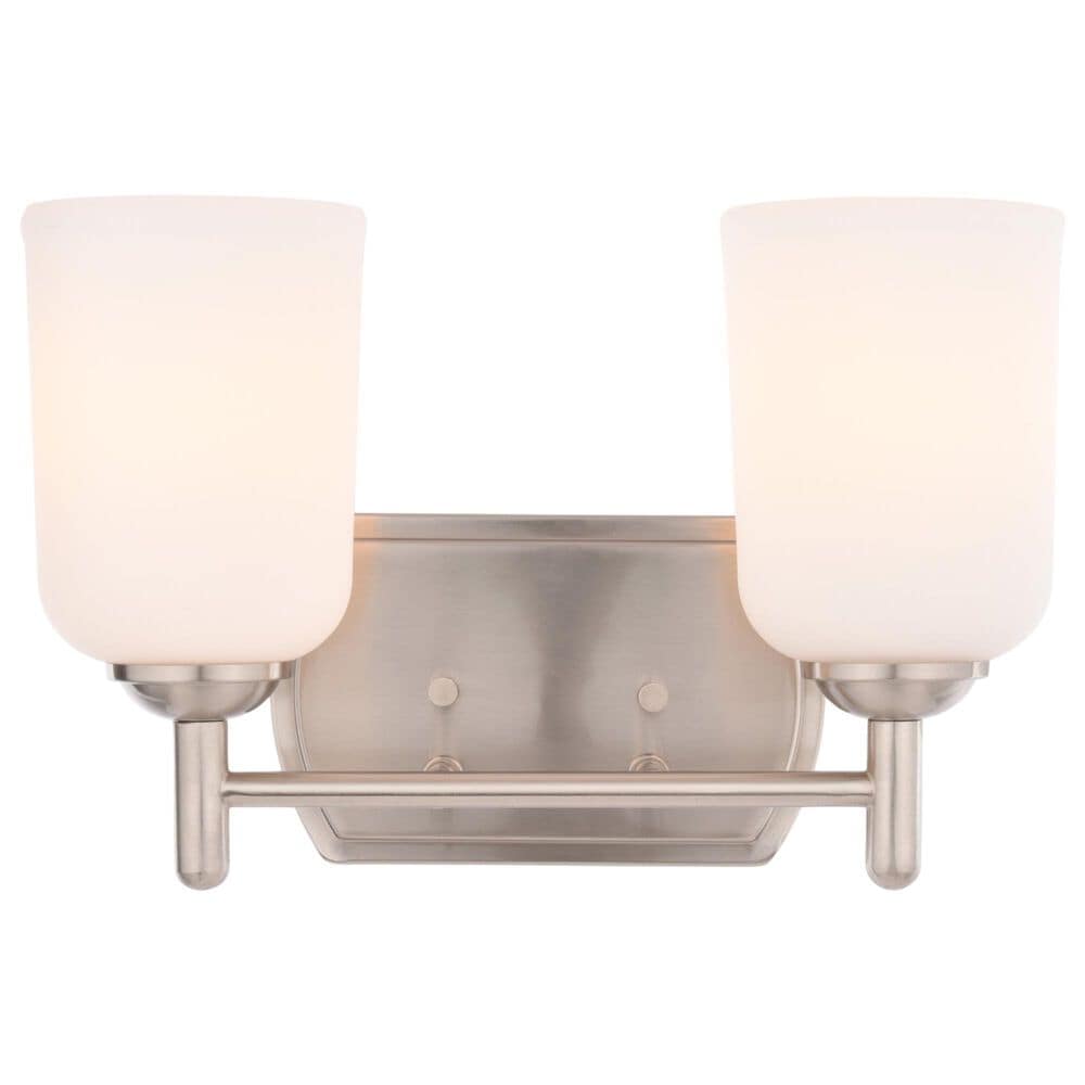 Vaxcel Laurelhurst 2-Light Bathroom Vanity in Satin Nickel, , large