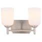 Vaxcel Laurelhurst 2-Light Bathroom Vanity in Satin Nickel, , large