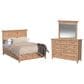 Hawthorne Furniture San Mateo 3-Piece Queen Storage Bedroom Set in Wheat, , large