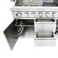 Forno Bulnes 4-Piece Outdoor Kitchen Grill Set with Beverage Center in Stainless Steel and White, , large