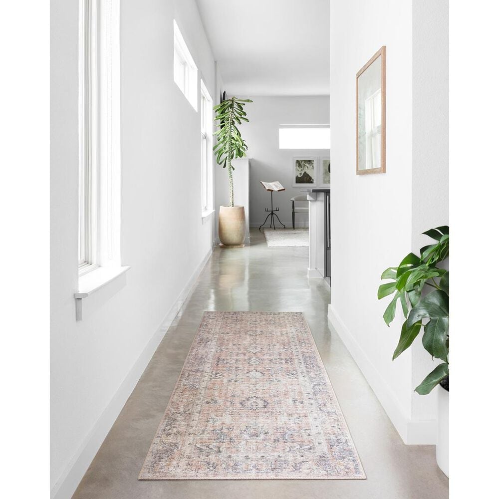 Loloi II Skye SKY-01 2&#39;6&quot; x 7&#39;6&quot; Blush and Grey Runner, , large