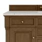 James Martin Vanities Brookfield 60" Single Bathroom Vanity in Honey Oak with 3 cm Victorian Silver Quartz Top, Rectangle Sink and FreePower Wireless Charger, , large