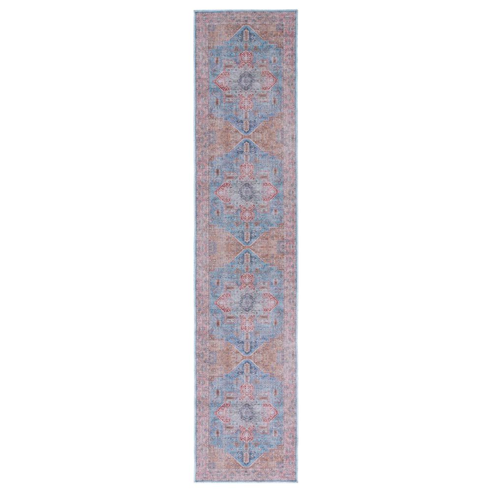 Safavieh Serapi SEP582M 2" x 9" Blue and Rust Runner, , large