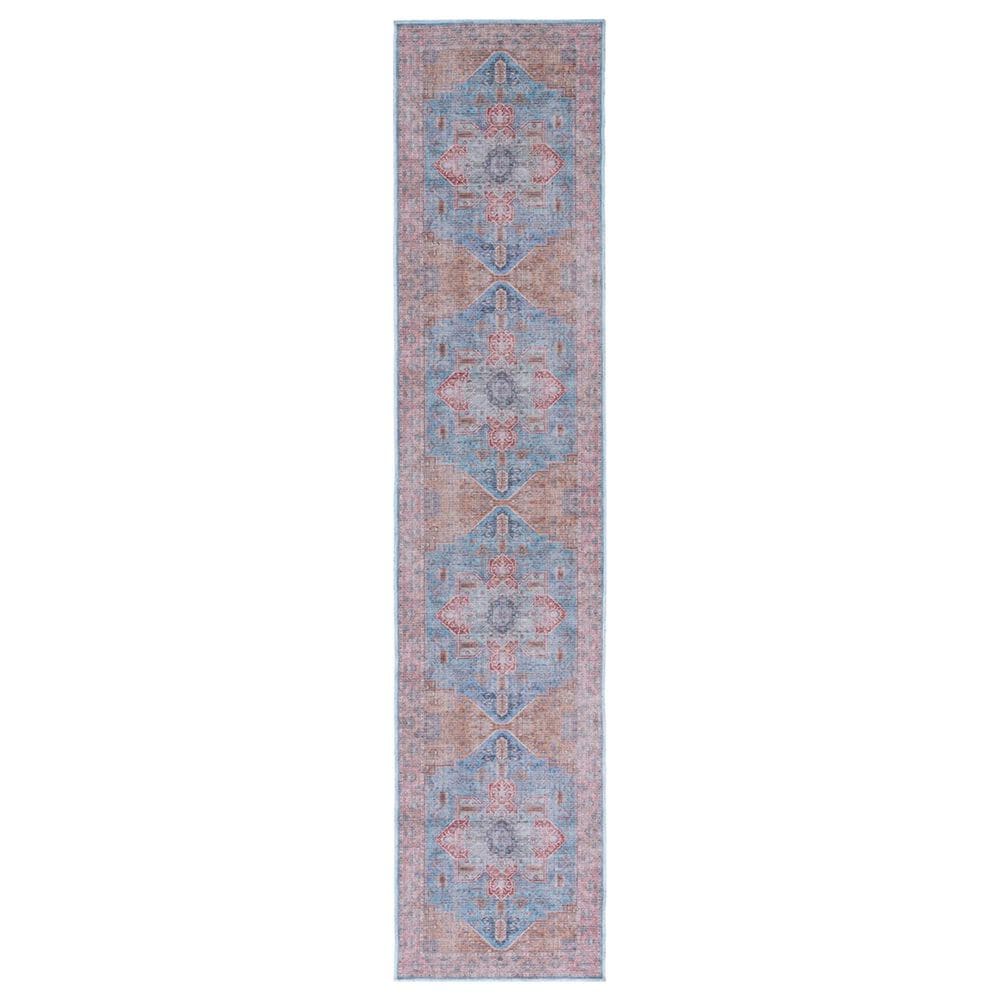 Safavieh Serapi SEP582M 2" x 9" Blue and Rust Runner, , large