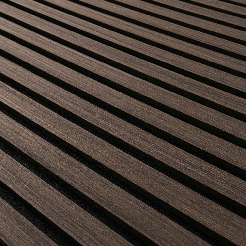 MS International Sonowood Espresso 24" x 48" Acoustic Wood Slat Panels, , large