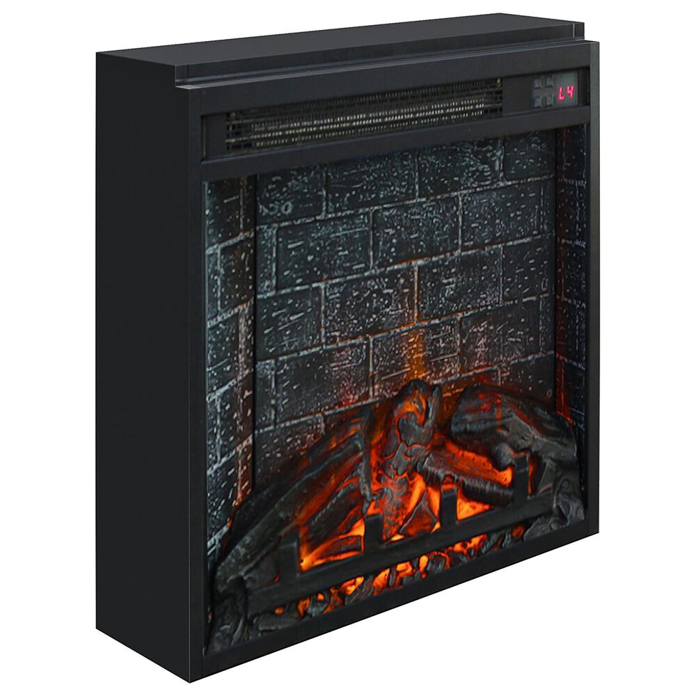 DHP 18" Electric Fireplace Insert in Black, , large