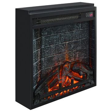 DHP 18" Electric Fireplace Insert in Black, , large