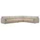 Kuka (Hk) Trade Co Lmt Motion Becki Owens 4-Piece Stationary Right Facing Sectional in Pacific Ecru, , large