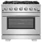 Forno Capriasca 36" Freestanding Gas Range in Stainless Steel, , large