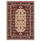 Oriental Weavers Lilihan Oriental 1802W 7"10" x 10"10" Red Area Rug, , large