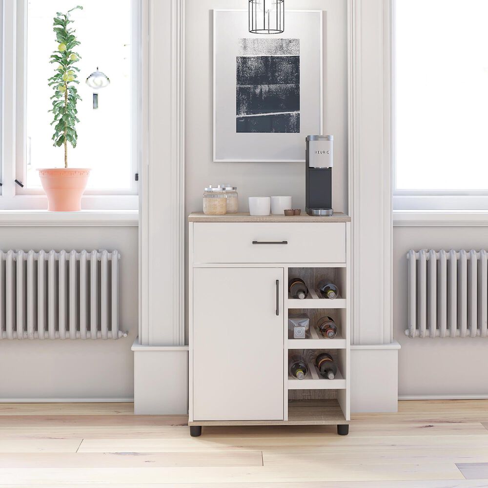 DHP Mirra Bar Cabinet in White, , large