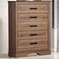 New Heritage Design Coventry Hall 5-Drawer Chest in Pecan, , large