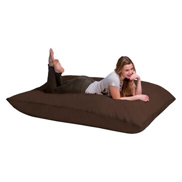 Jaxx 5.5" Pillow Bean Bag Pillow in Chocolate, , large