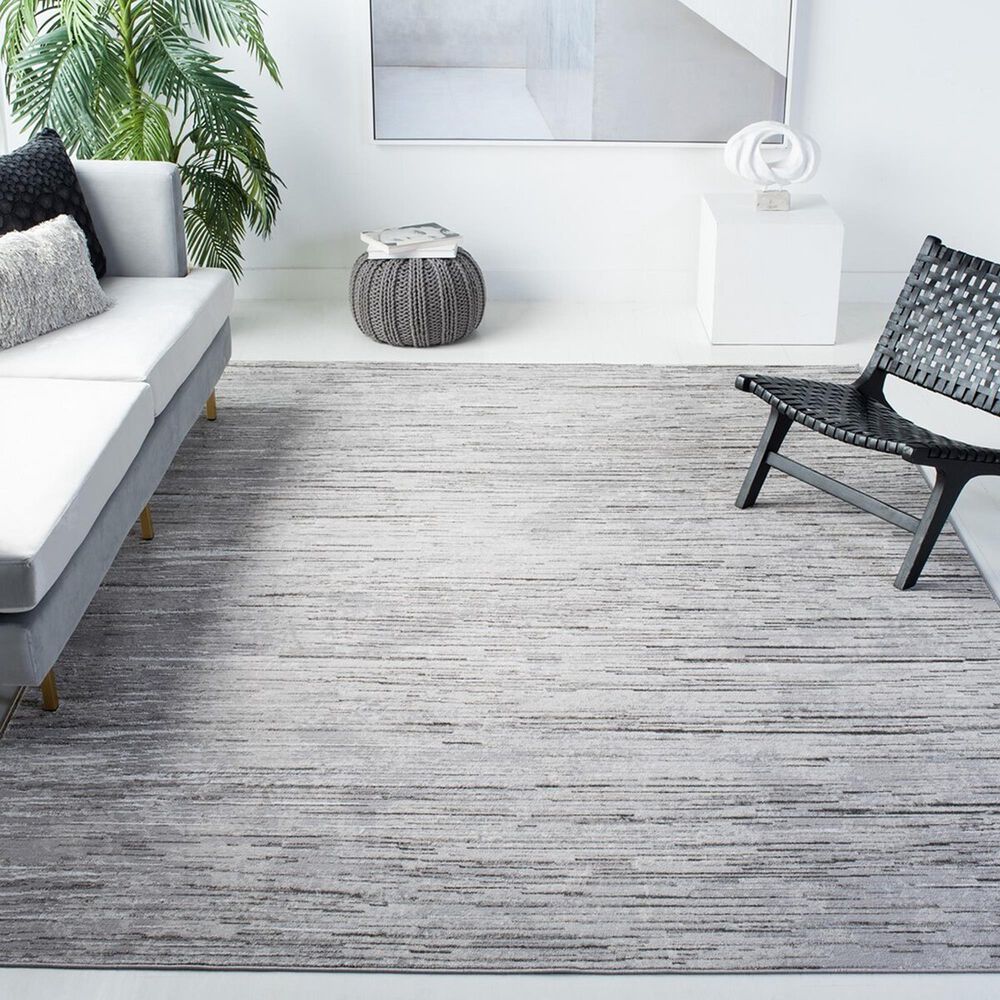 Safavieh Orchard Striped 8&#39; x 10&#39; Grey and Light Grey Area Rug, , large