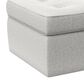 England Furniture Walker Storage Ottoman with Casters in Benson Granite, , large