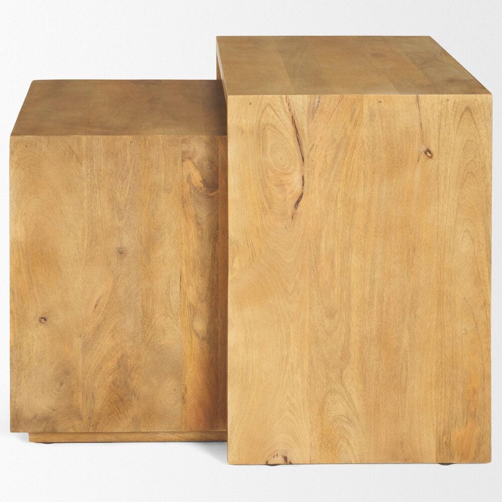 Mercana Alanna 2-Piece Nesting Accent Table Set in Brown, , large