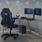 Regency Global Sourcing AON Archeus Ergonomic Gaming Chair in Black and Blue, , large