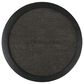 Hearth and Haven Outdoor Round Metal Side Table with Open Slat Frame in Black and Grey, , large