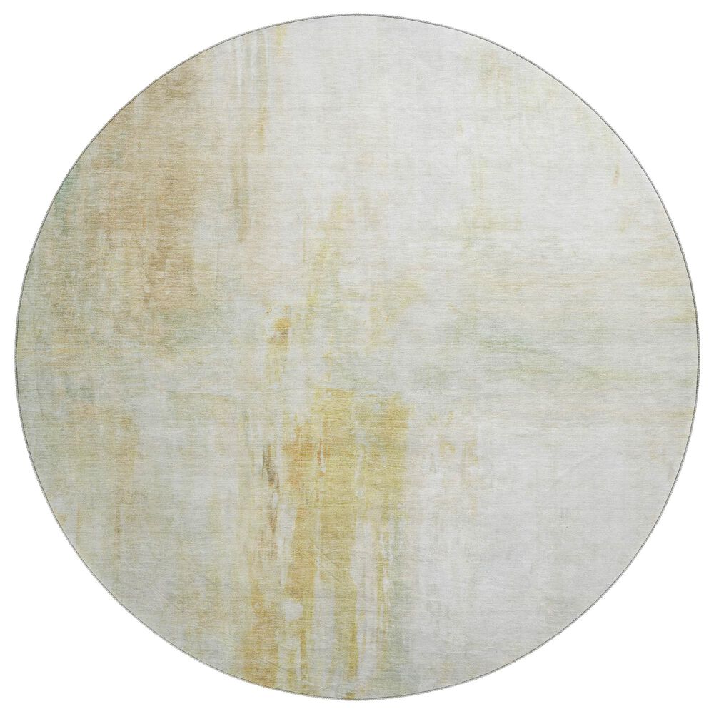 Dalyn Rug Company Ravenna RN2 8" Round Linen Area Rug, , large