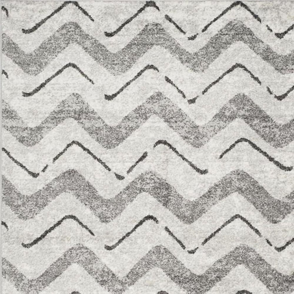 Safavieh Adirondack ADR121P 3&#39; x 5&#39; Silver and Charcoal Area Rug, , large