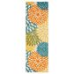 Nourison Aloha 2"3" x 8" Turquoise and Multicolor Indoor/Outdoor Runner, , large
