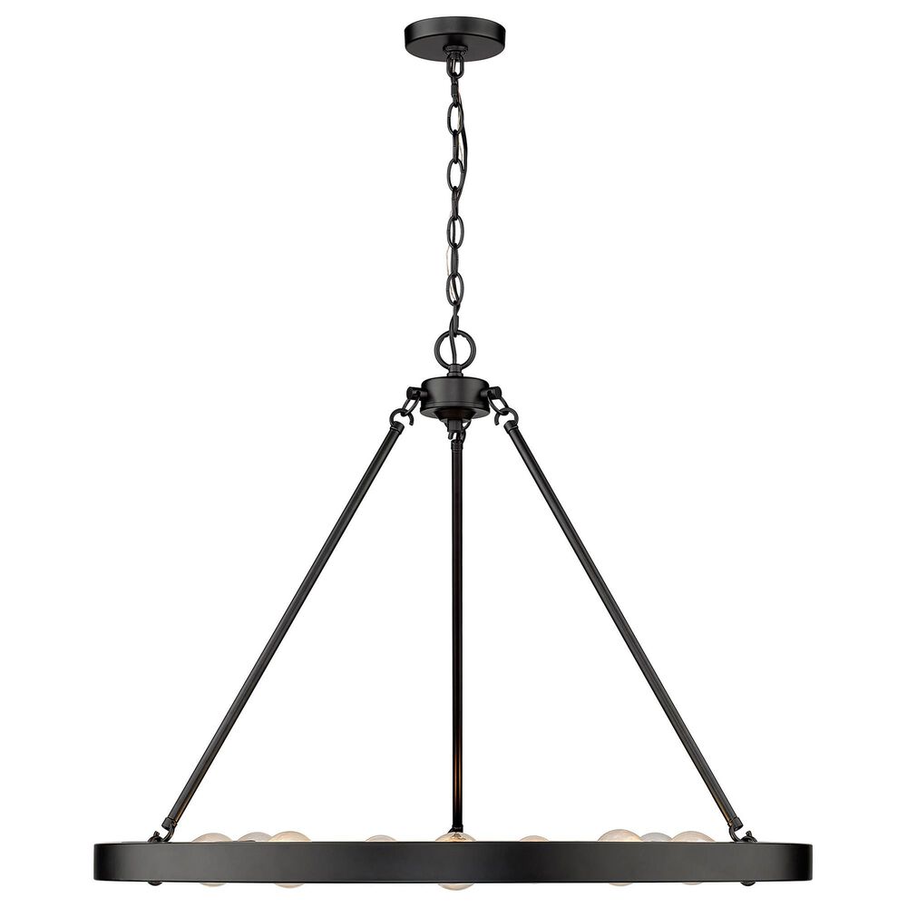 Golden Lighting Castile 9-Light Chandelier in Matte Black, , large