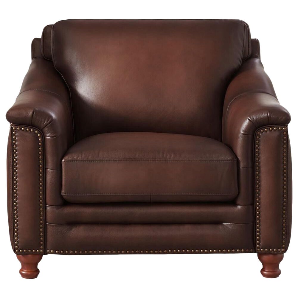 Hydeline Belfast 3-Piece Stationary Living Room Set in Caramel Brown, , large