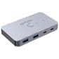 Manhattan 2-Port HDMI USB-C KVM Switch 4K 60Hz with Dual Power Delivery in Gray, , large