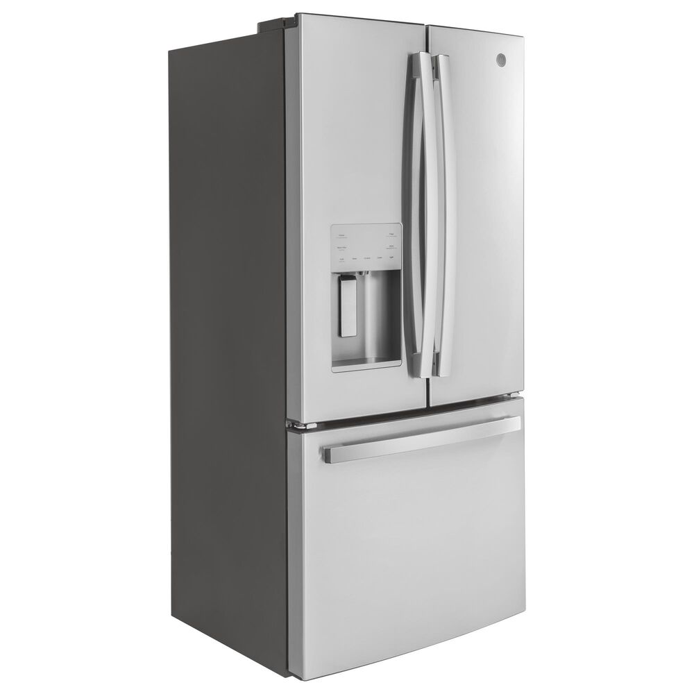 GE Appliances 17.5 Cu. Ft. Counter-Depth French-Door Refrigerator in Fingerprint Resistant Stainless Steel, , large