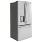 GE Appliances 17.5 Cu. Ft. Counter-Depth French-Door Refrigerator in Fingerprint Resistant Stainless Steel, , large