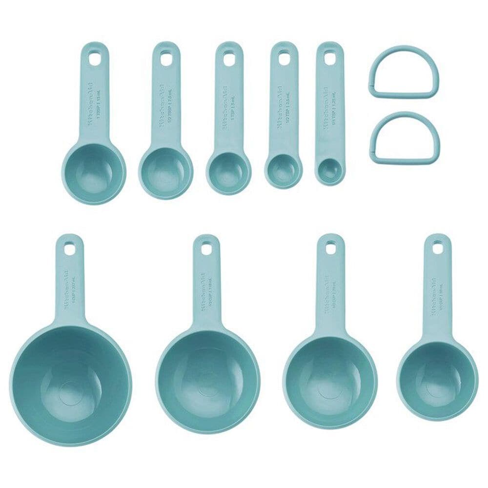 KitchenAid 9-Piece Measuring Cup Spoon Set in Mineral Water, , large
