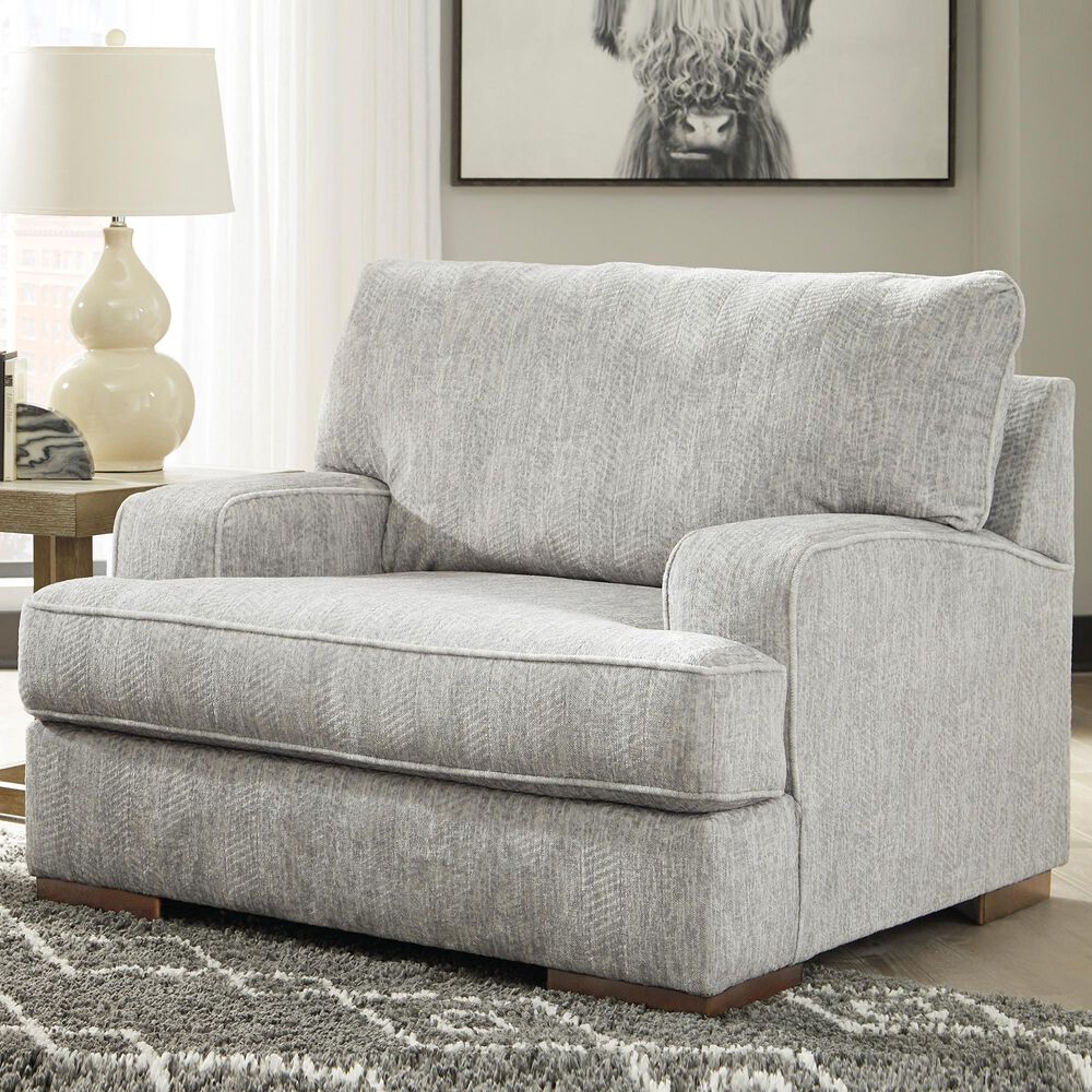 Ashley Mercado Chair and a Half in Pewter, , large