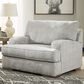 Ashley Mercado Chair and a Half in Pewter, , large