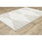 Oriental Weavers Cambria Diamond Stripe 7"10" x 10"10" Beige Area Rug, , large