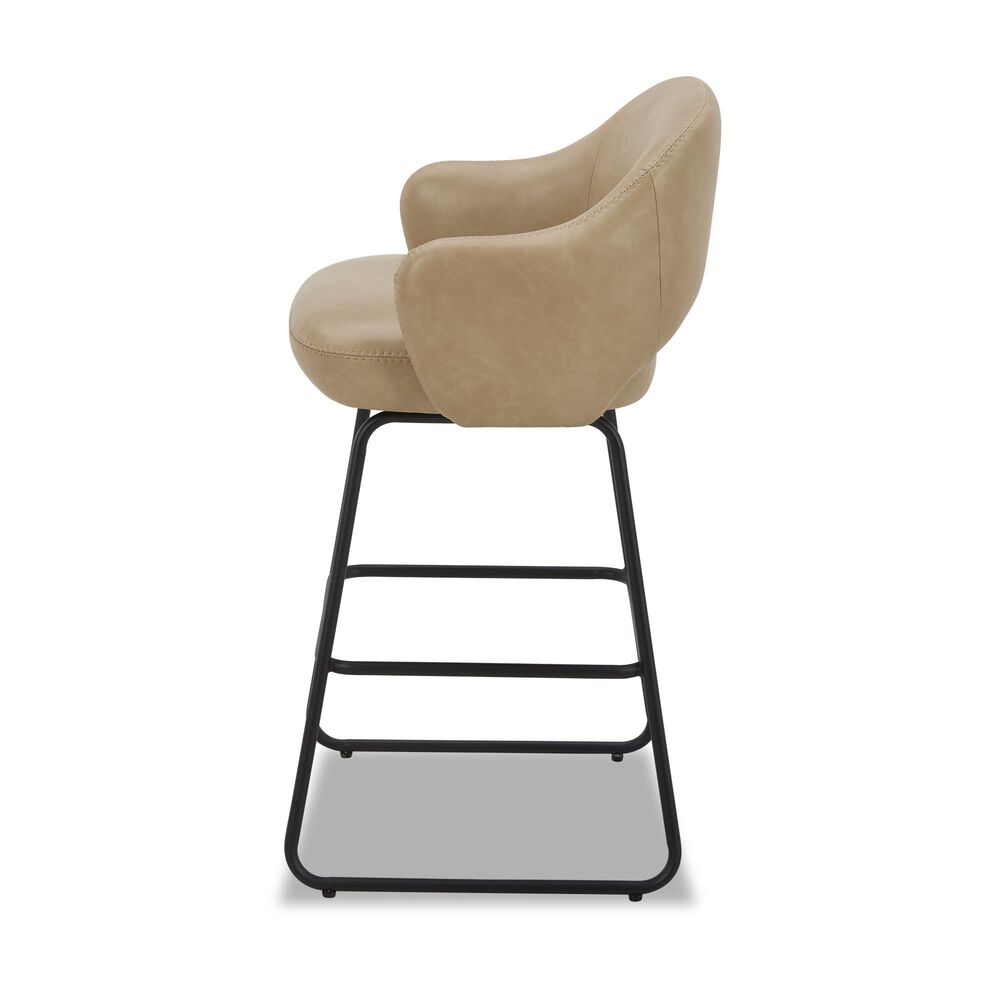 Kuka Home Lachlan Counter Chair in Brown, , large