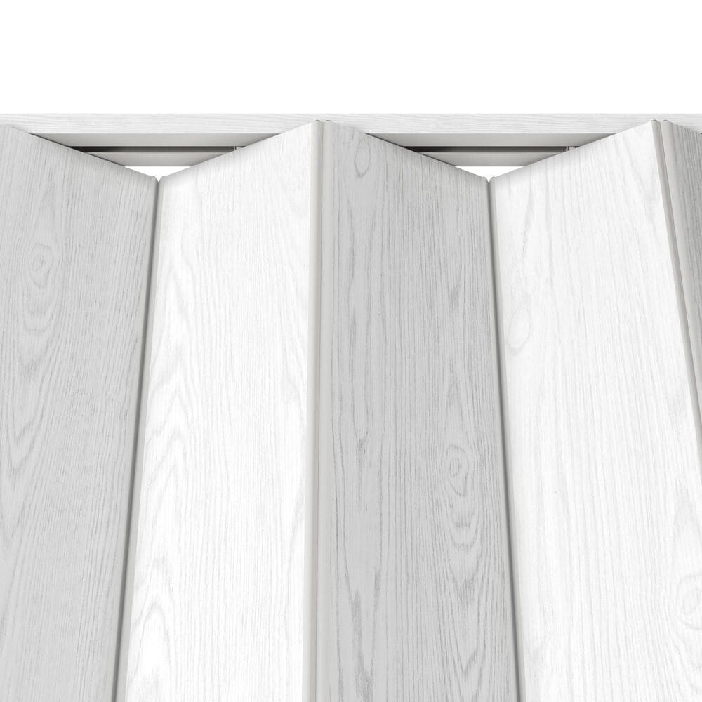 Rta Products Llc Loft Series 48&quot; Premium Double Walled PVC Foldable Accordion Doors in White Oak, , large