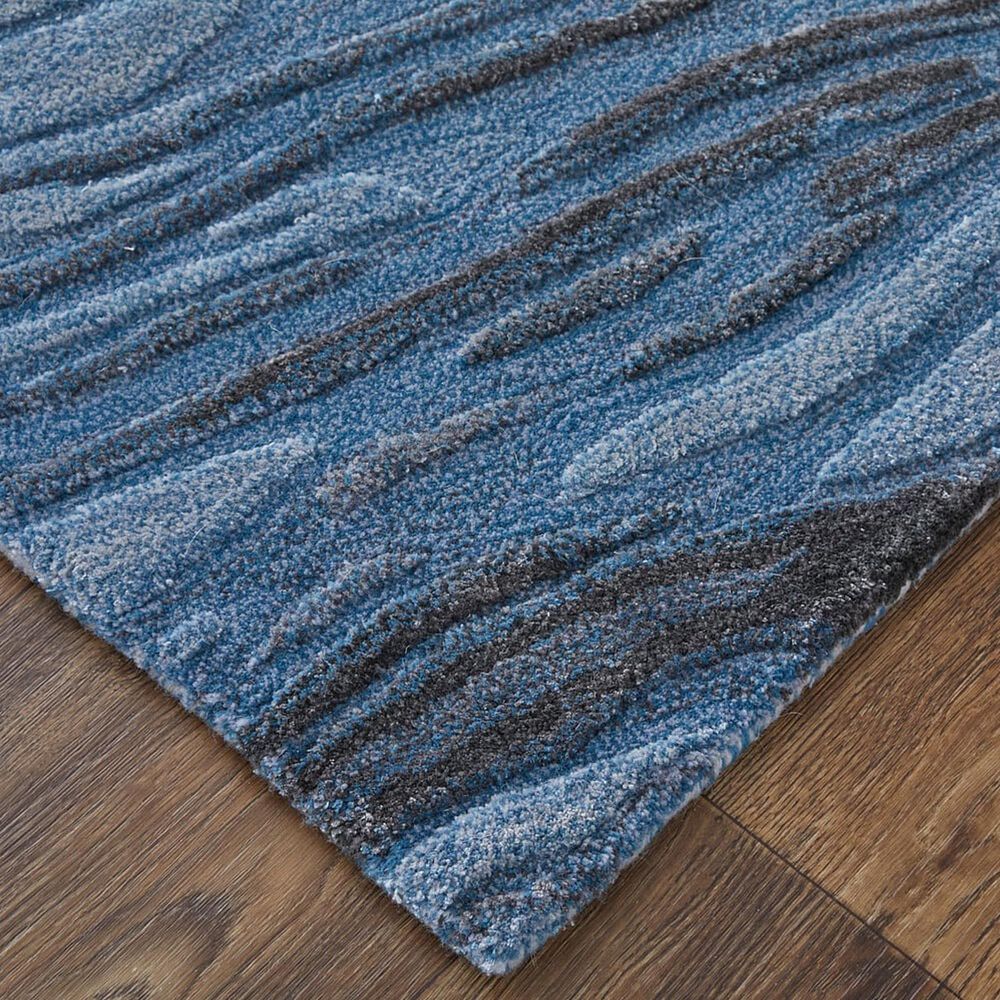 Feizy Rugs Kawai 10&#39; x 14&#39; Blue and Gray Area Rug, , large