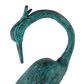 Maple and Jade Coastal Crane Garden Sculpture in Green (Set of 2), , large