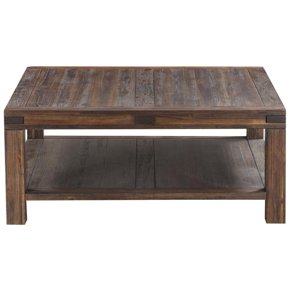 Urban Home Meadow Coffee Table in Brick Brown, , large