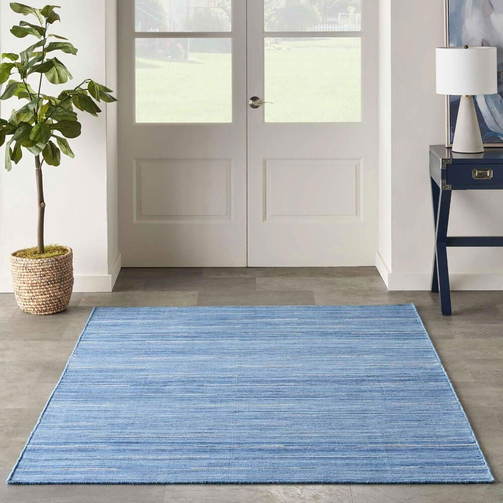 Nourison Interweave 8&#39; x 10&#39; Denim Area Rug, , large