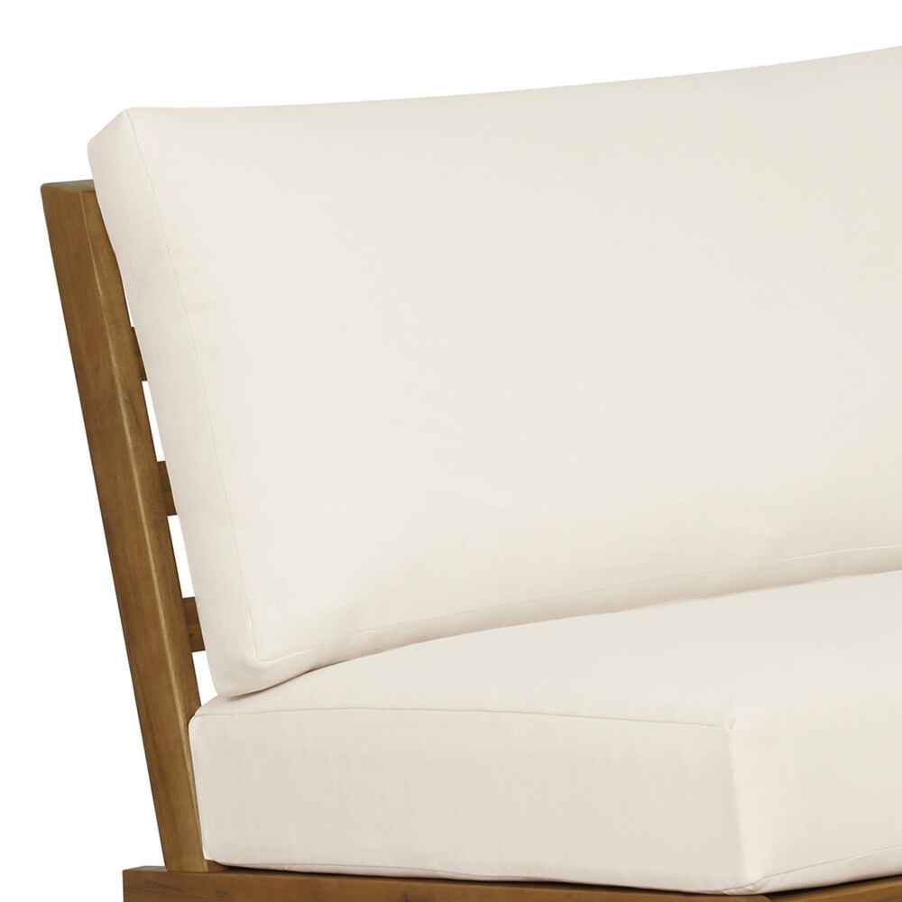 Linon Home Decor Silbury Patio Armless Chair in Jet Black, , large