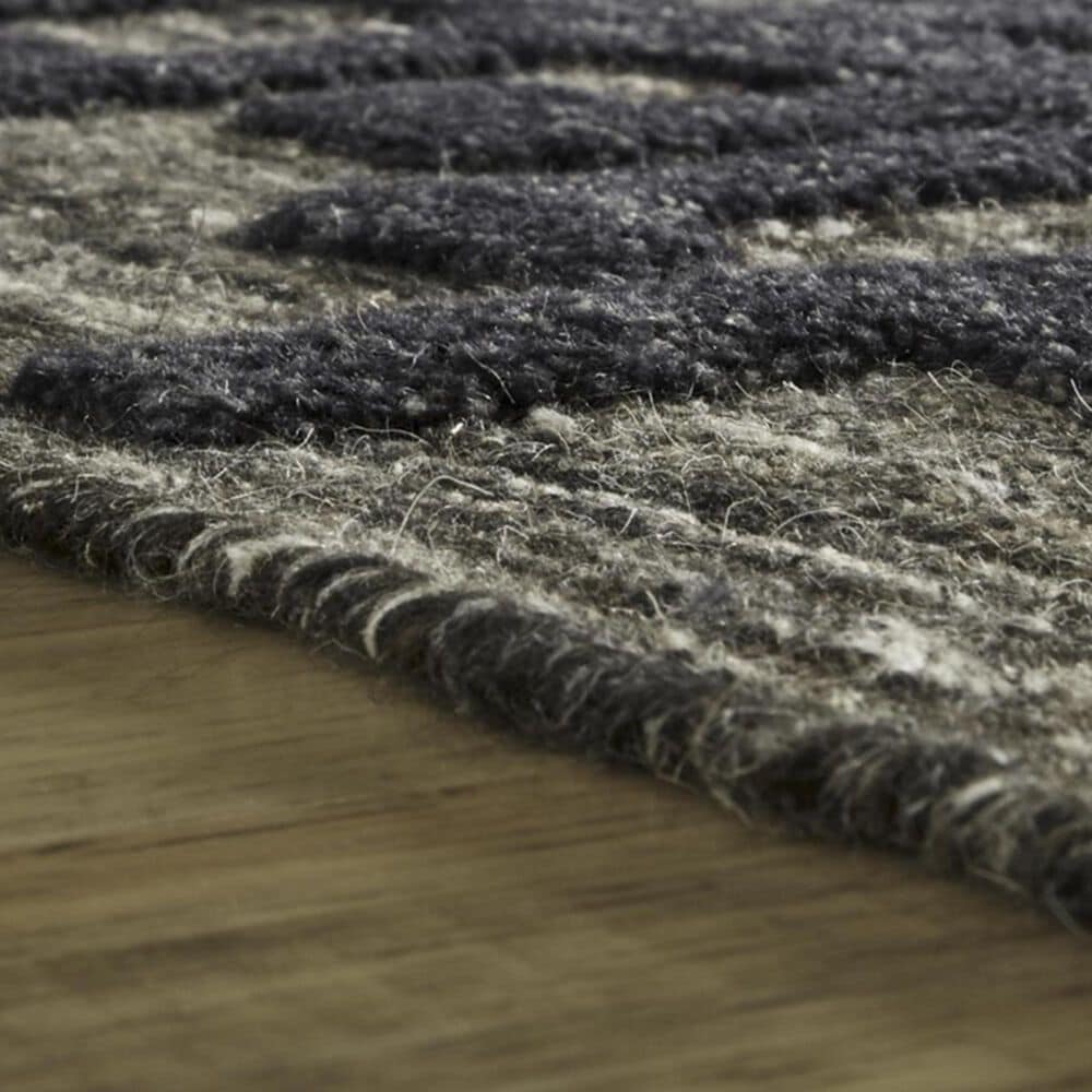 Feizy Norah 6062L 7&#39;9&quot; x 9&#39;9&quot; Black and Dark Gray Area Rug, , large